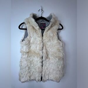 Justice Faux Fur Kids Vest Size 12